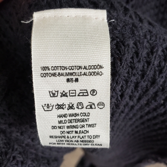 FREE PEOPLE Moonshine Cold Shoulder Sweater Charcoal XS Lagenlook Grunge Boho - Picture 8 of 8